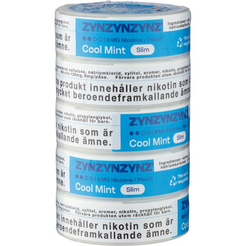 Zyn Cool Mint Slim S2 5xStock