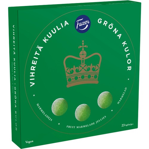 Gröna kulor 500g Fazer