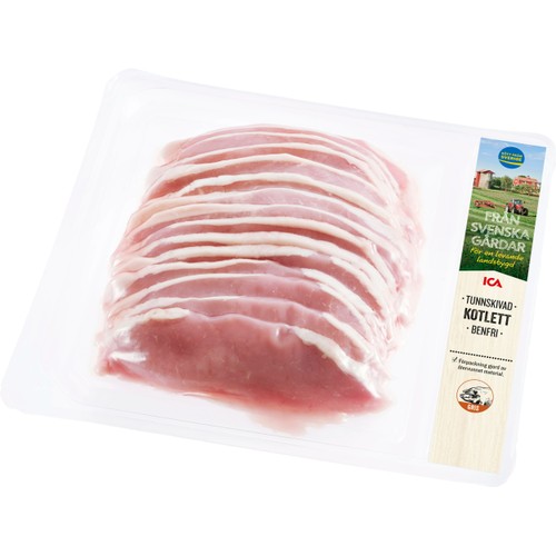 Kotlett tunnskivad ca 600g ICA
