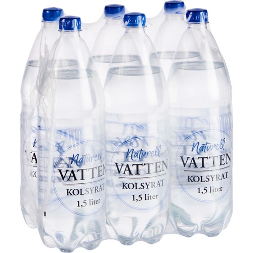 Kolsyrat vatten Naturell 6-p 9l Ica