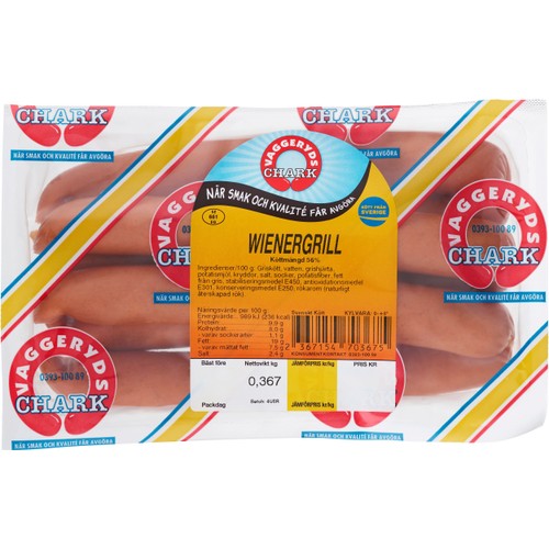 Wienergrill ca 400g Vaggeryds Chark