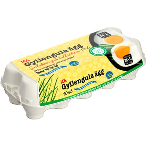 Ägg Gyllengula M/L 10-p ICA