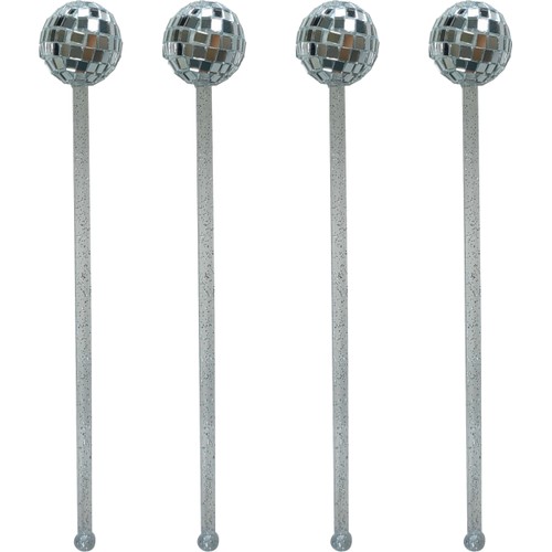 Drinkpinne 19cm m discokula 4-p Festive