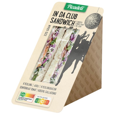 Sandwich Club Kyckling 220g Picadeli