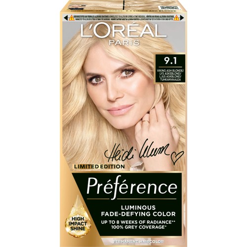 Hårfärg Viking Ash Blonde 9.1 1-p Préférence