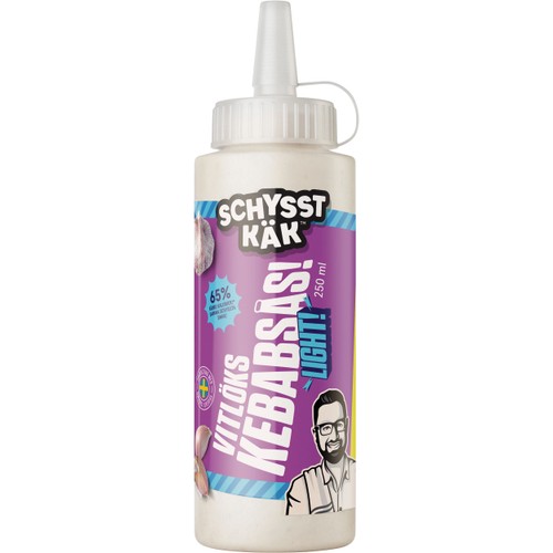 Kebabsås Vitlök Light 250ml Schysst Käk