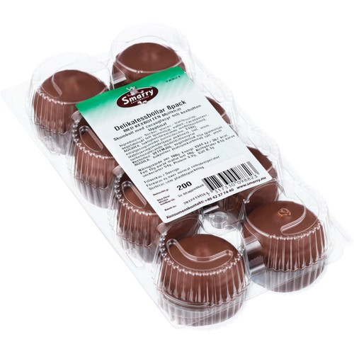 Delikatessboll choklad 8-p 200g Smarry