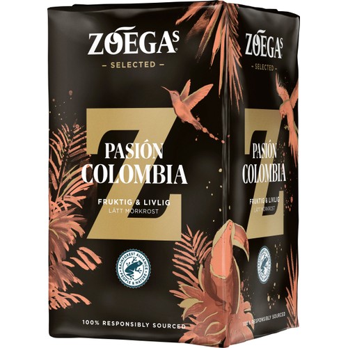 Pasión colombia Bryggkaffe 450g Zoegas