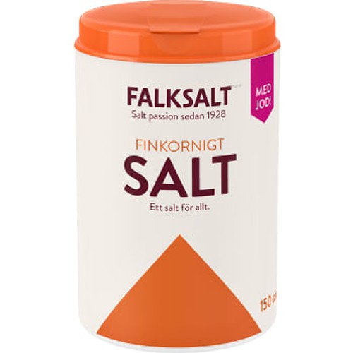 Salt Finkornigt med Jod 150g Falksalt
