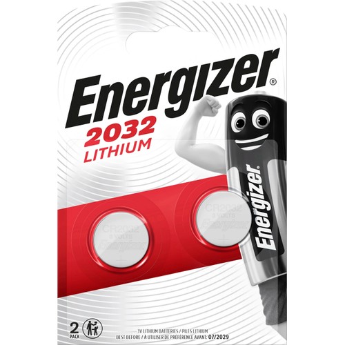 Knappcellsbatteri 2032 2-p Energizer