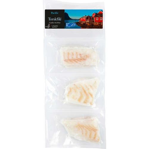 Torskfilé Fryst 375g Pacific