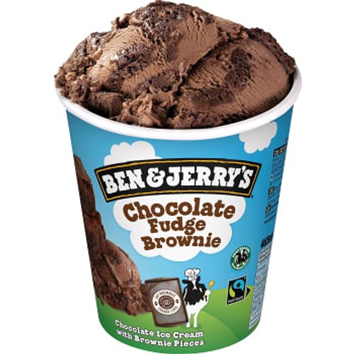 Glass Chocolate Fudge Brownie 465ml Ben & Jerrys