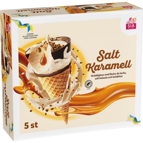 Glass Salt karamell 5-p SIA GLASS