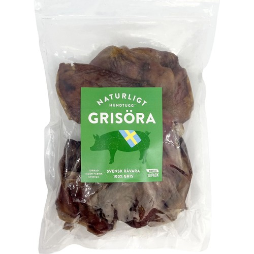 Hundtugg Grisöra 10-p Naturligt
