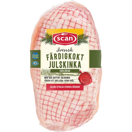 Julskinka Färsk Färdigkokt Ekologisk ca 2kg  Scan