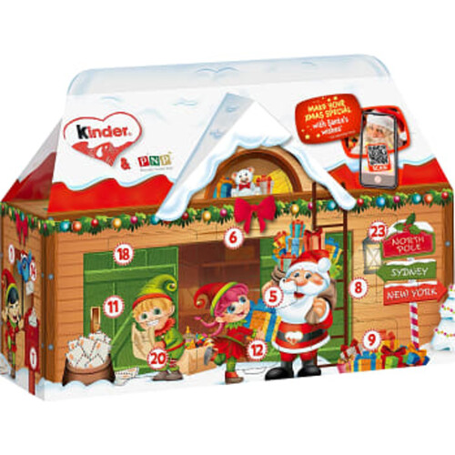 Julkalender Choklad 234g Kinder