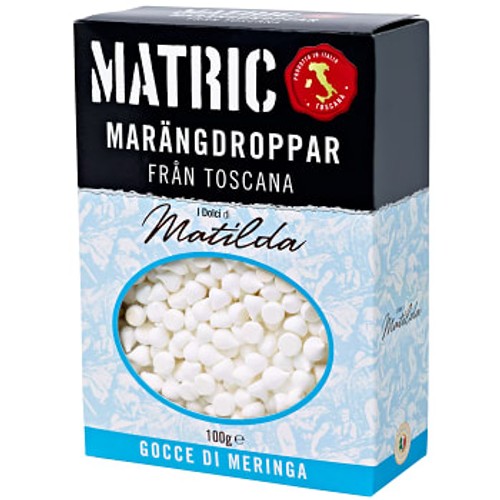 Marängdroppar 100g Matric
