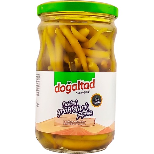Peperoni Grön Picklad Stark 580g Dogaltad