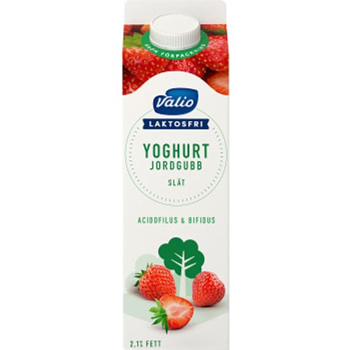 Yoghurt Jordgubb 1kg Laktosfri Valio Eila