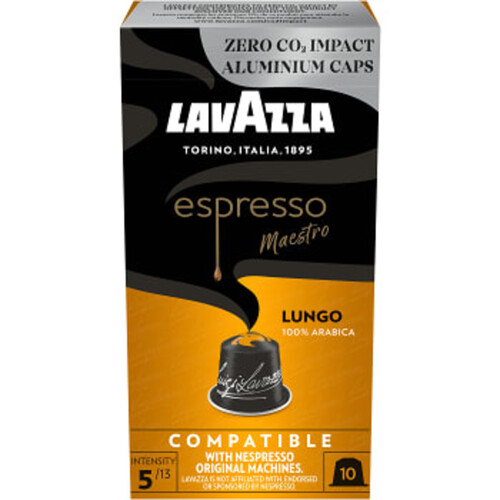 Kaffekapslar Espresso Lungo 10-p Lavazza