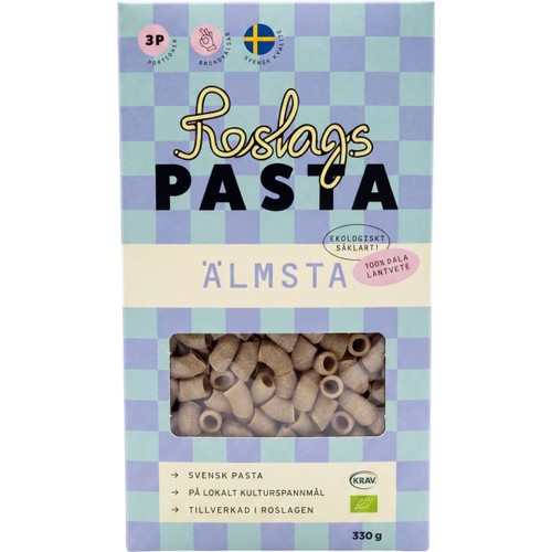 Pasta Älmsta Eko 330g KRAV Roslagspasta