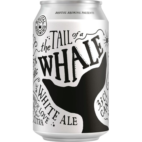 Öl White Ale 3,5% 330ml Brutal Brewing