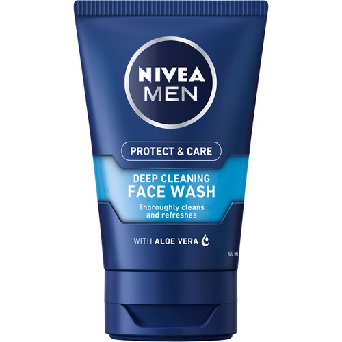 Ansiktsrengöring Protect & Care Deep Cleaning Face Wash 100ml Nivea Men