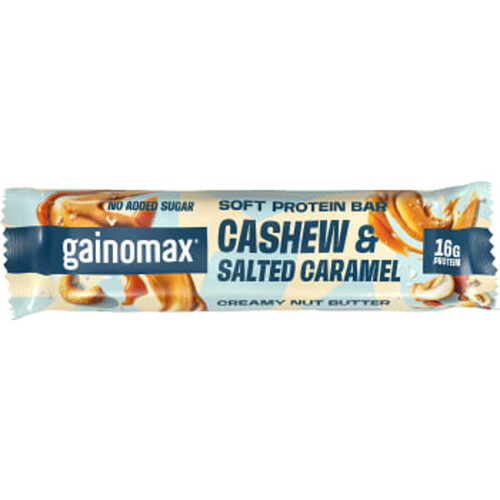 Proteinbar Cashew & Salt caramel 50gram Gainomax