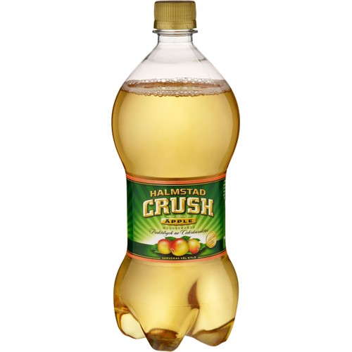 Mousserande Fruktdryck Crush Äpple 1l Halmstad Crush