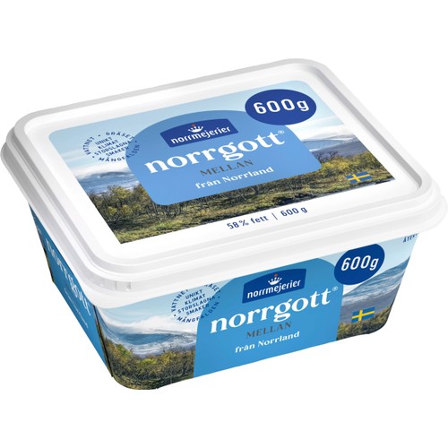 Norrgott® Mellan 58% 600g Norrmejerier
