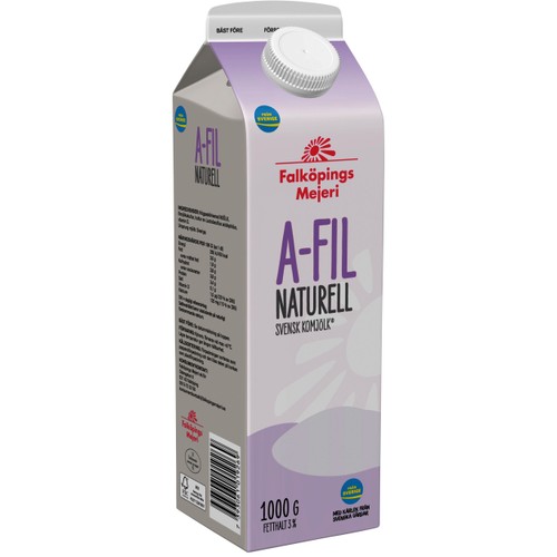 A-fil Naturell 3,0% 1l Falköpings Mejeri