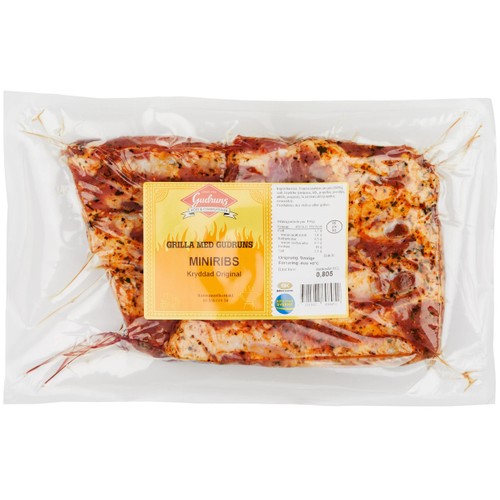 Miniribs Kryddad Original ca 800g Gudruns