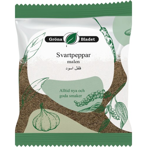 Svartpeppar Malen 30g Gröna Bladet
