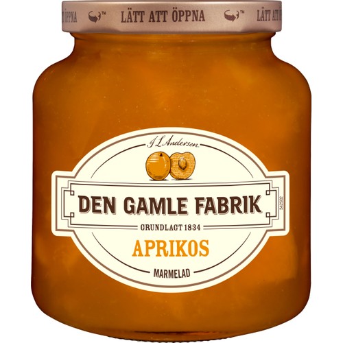 Aprikosmarmelad 380g Den Gamle Fabrik