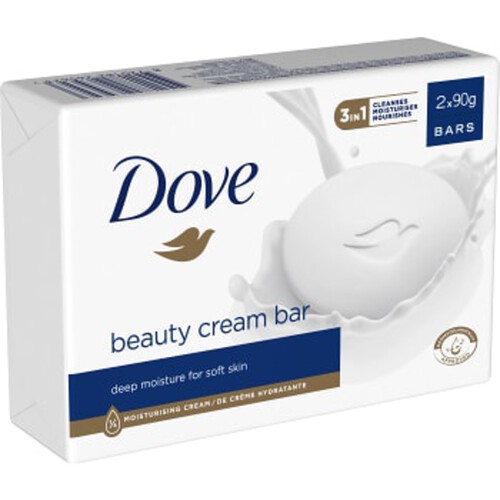 Tvål Beauty Cream Bar 2-p 180gr Dove