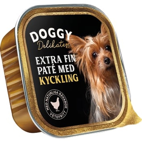 Hundmat Delikatesspaté Kyckling 150g Doggy Delikatess