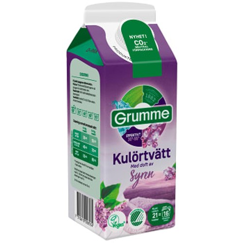 Tvättmedel Flytande Kulörtvätt Syren 750ml Grumme