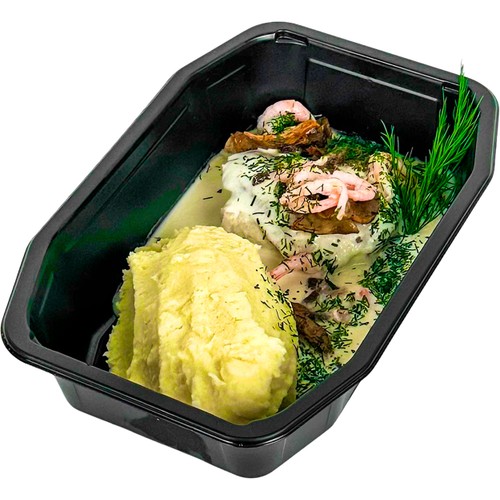 Vinångad Vitfiskfilé Med Vitvinsås & Champinjoner ca 420g ICA Kvantum Lerum