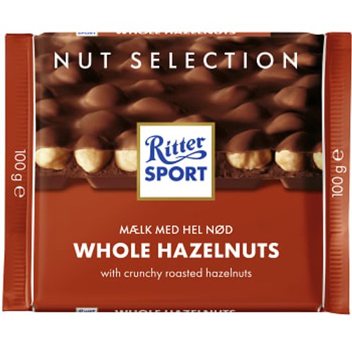 Choklad Hasselnöt 100g Ritter