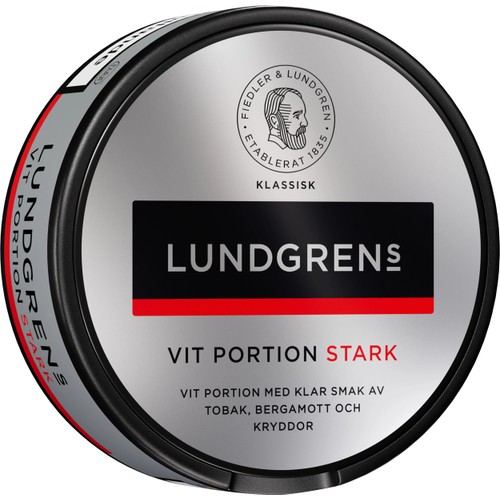 Lundgrens Vit Portion Stark 17.6 Gram