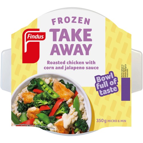 Rostad kyckling matvete & jalapeñosås 350g Findus