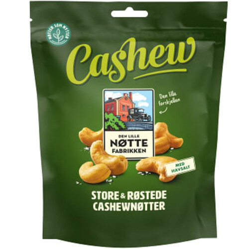 Stora cashewnötter 250g DL Nöttefabrikken