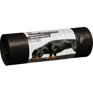 Hundbajspåse Svart 50-p ICA