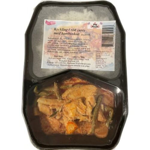 Kyckling I Röd Curry Och Kokosmjölk 500g Thaihouse