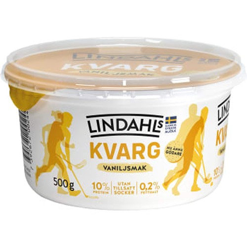 Kvarg Vaniljsmak 0,2% 500g Lindahls