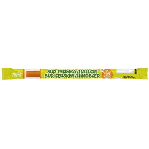 Godis Sur Hallon/Persika Stång 27g Toms