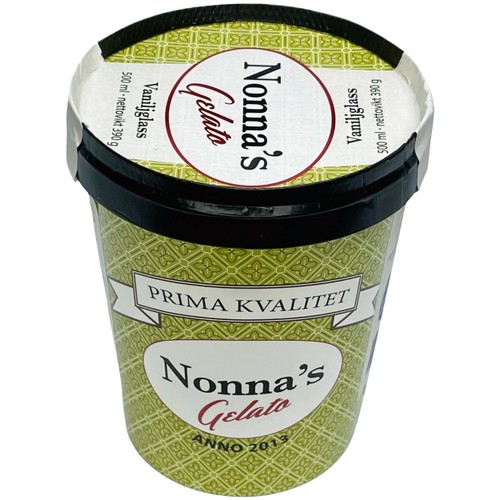 Vaniglia Gelato Vaniljglass 500ml Nonnas Gelato