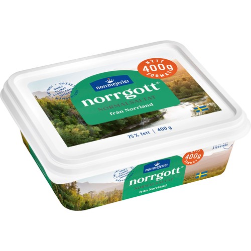 Matfett Norrgott Normalsaltat 75% 400g Norrmejerier