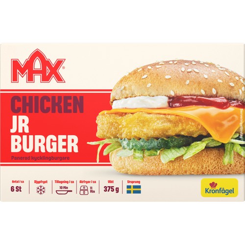 Chicken Jr burger 375g Kronfågel