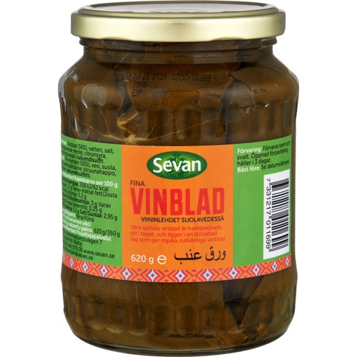 Vinblad i lag 620g Sevan